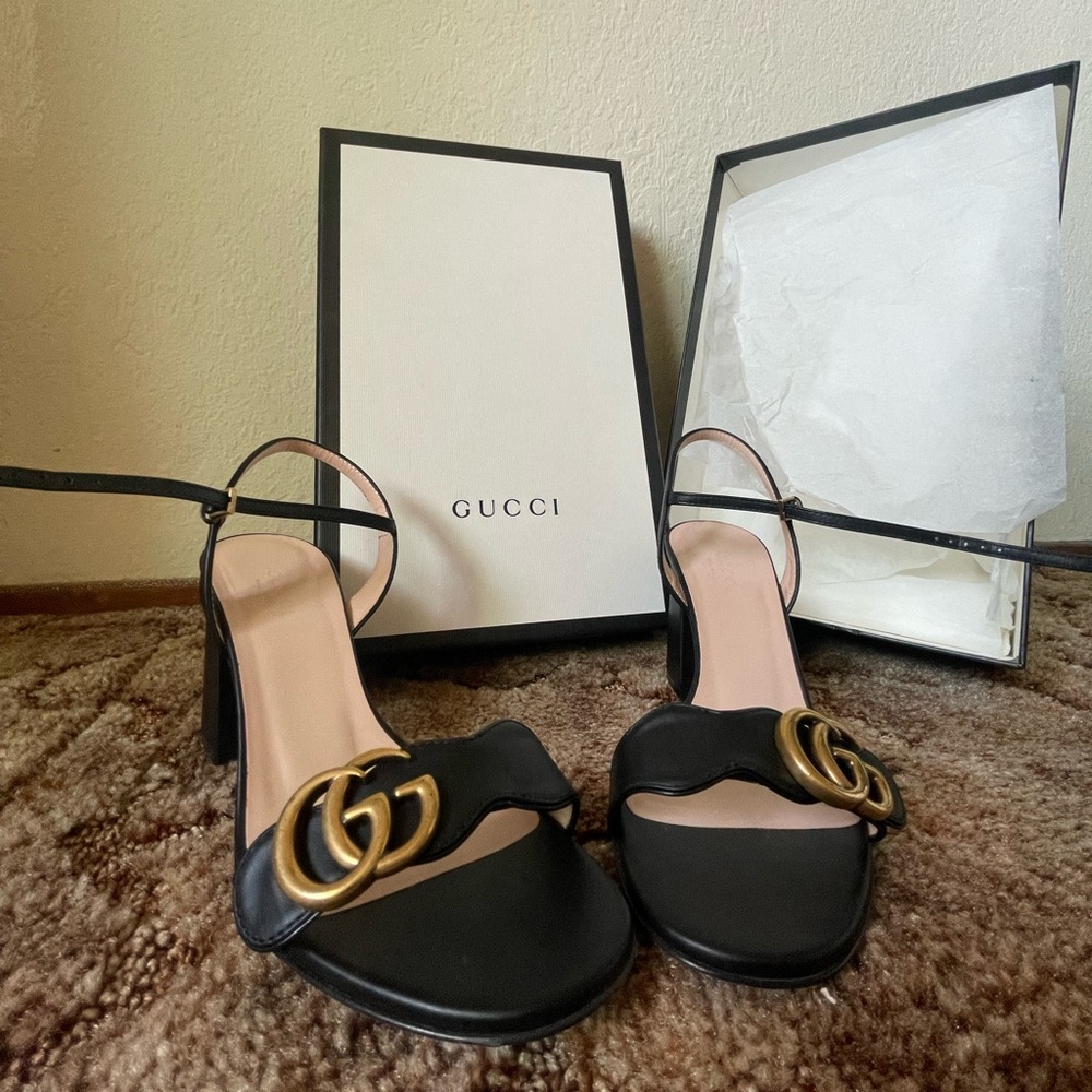 Used only one time Gucci heels.